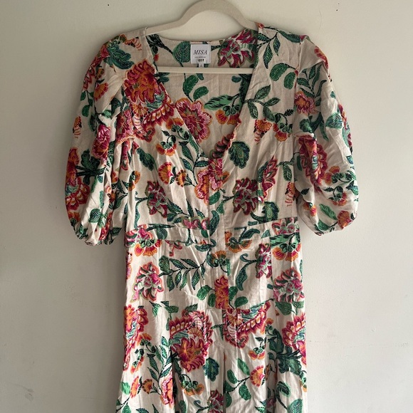 MISA Los Angeles Jamila Floral Dress Size Large - Picture 7 of 10